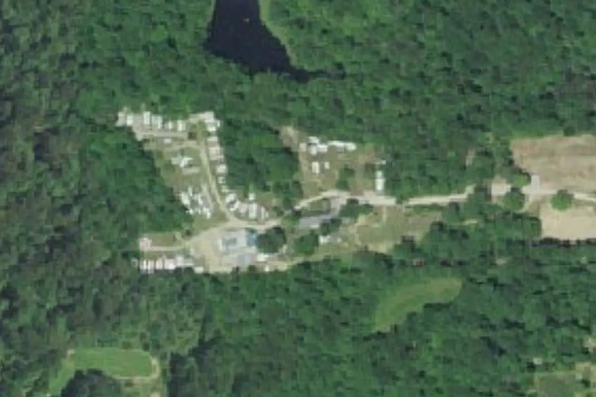 Aerial view of Camp Buckwood