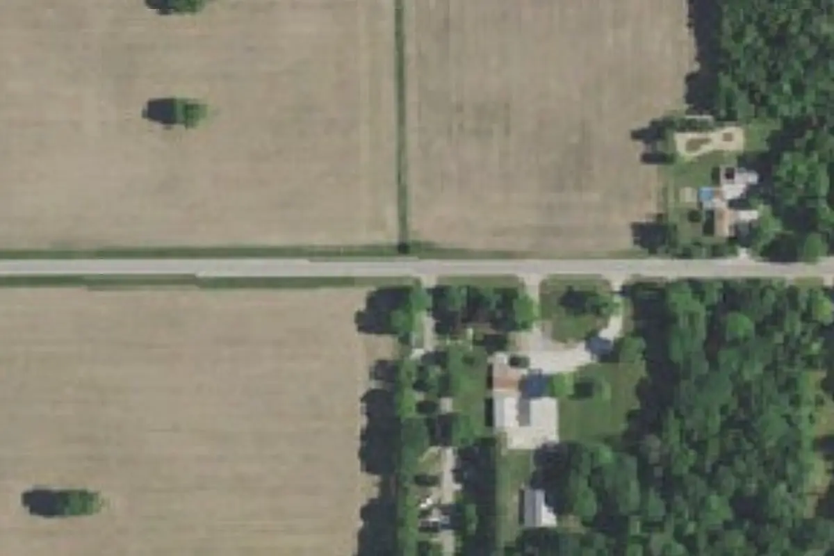 Aerial view of The Old Mill Campground