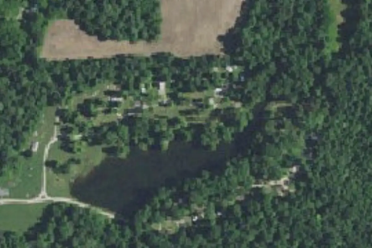 Aerial view of Kamp Kettle Bottom