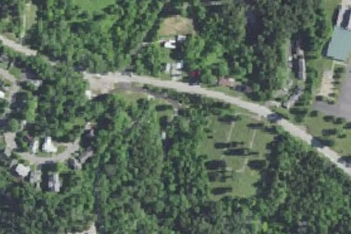 Aerial view of Cave Country Canoes