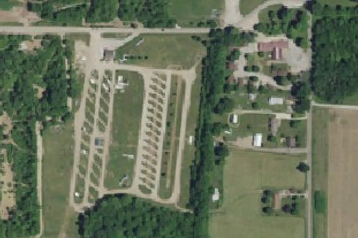 Aerial view of Off The Trail Vacation Rentals & Campground