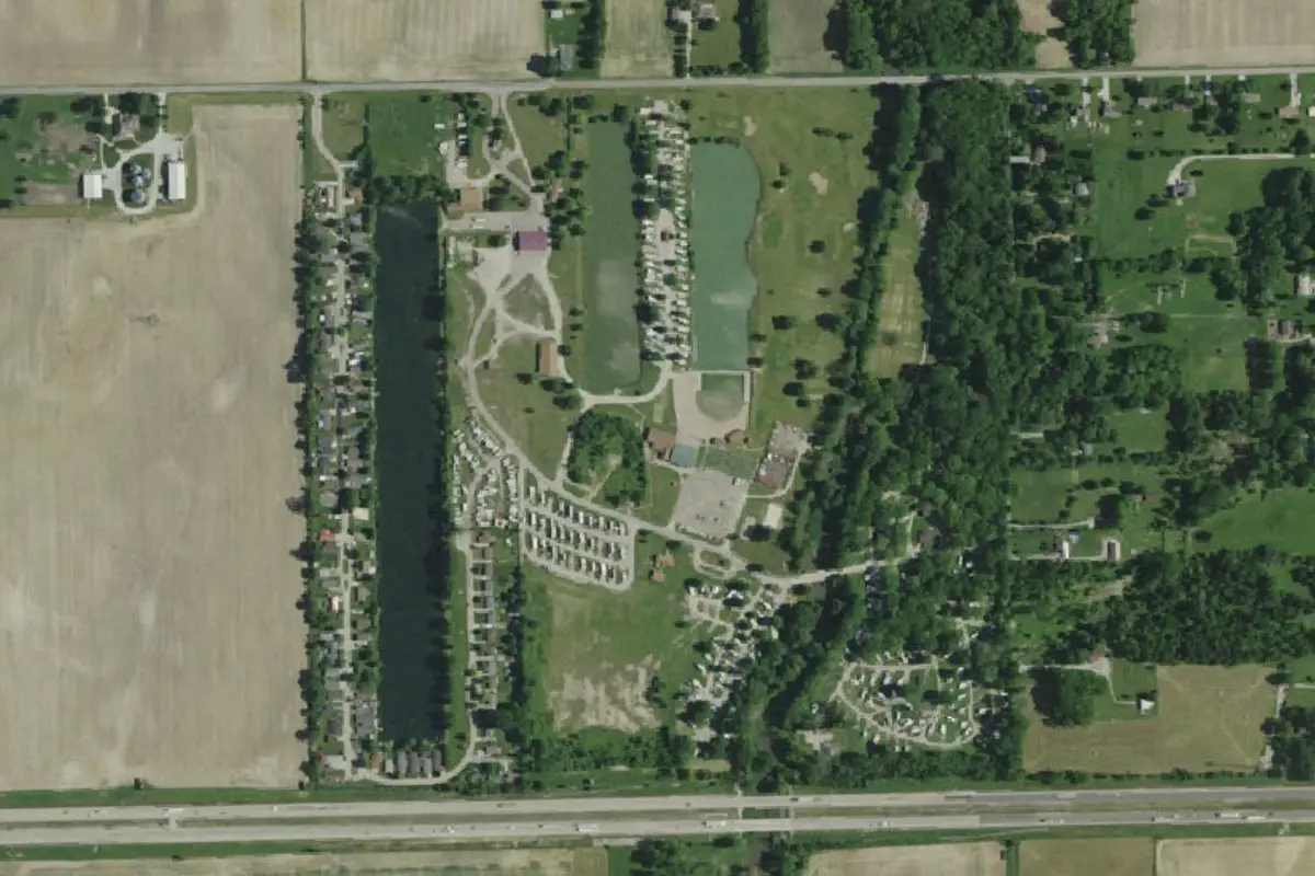 Aerial view of Heartland Resorts