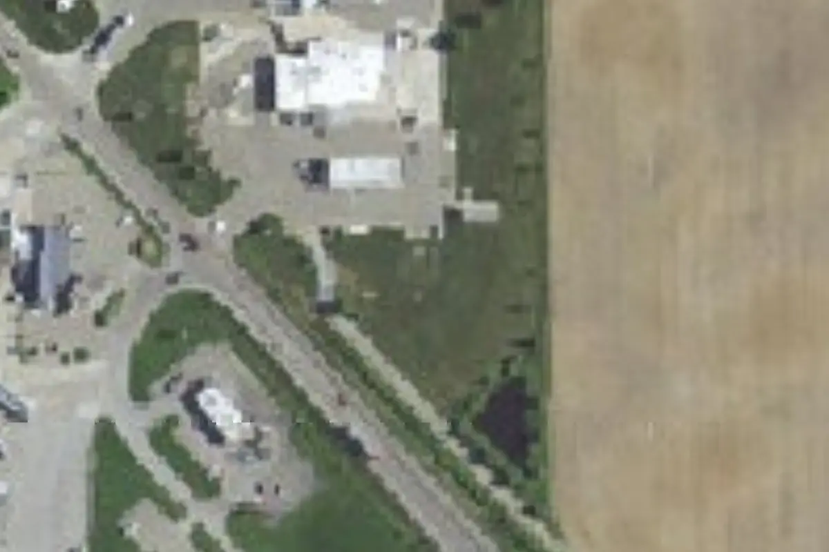 Aerial view of Love's Travel Stop #601