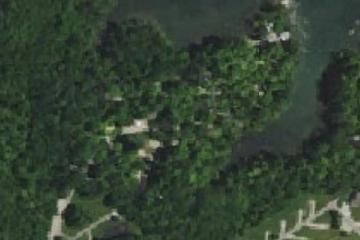 Aerial view of Summit Lake State Park