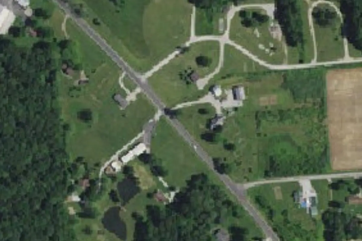 Aerial view of Eco Lake Park Campground