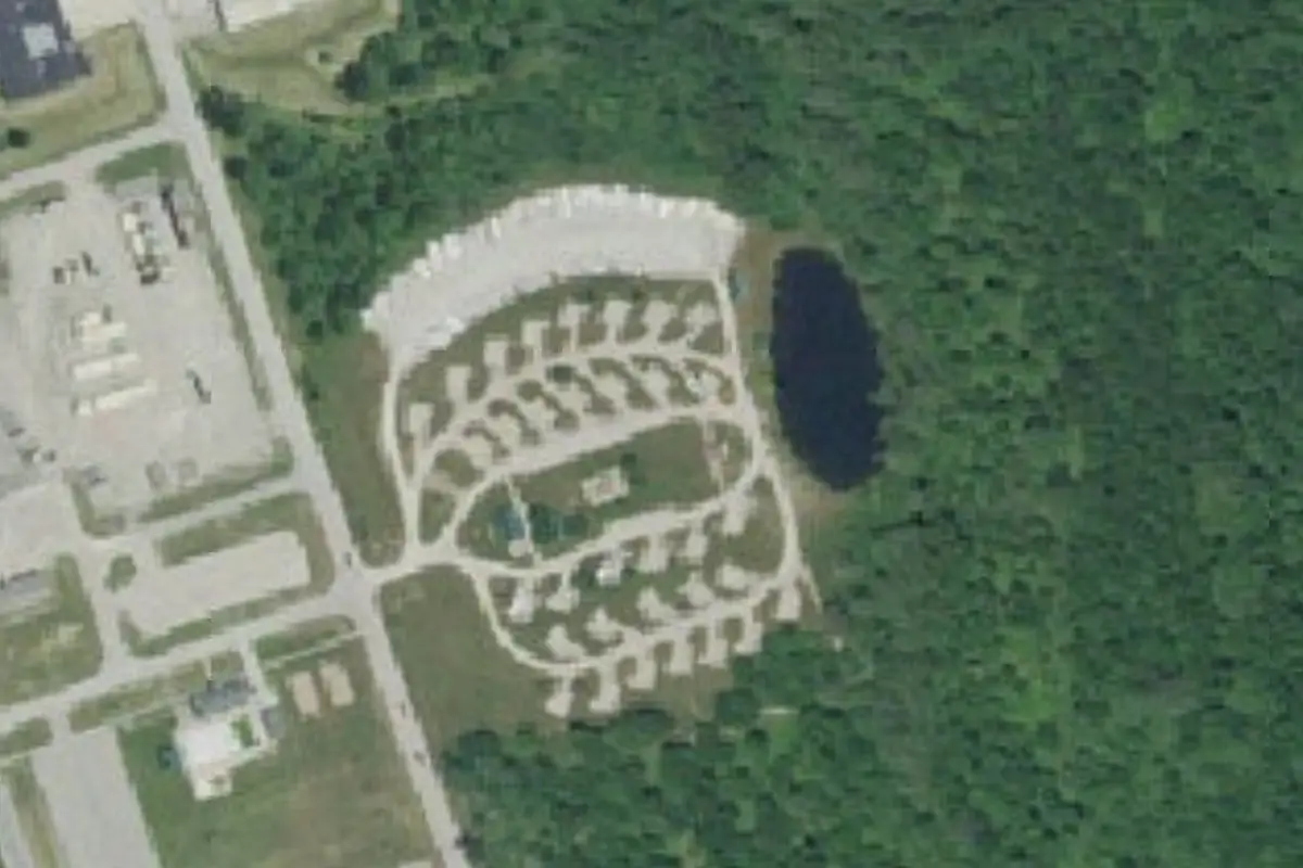 Aerial view of Unnamed RV park