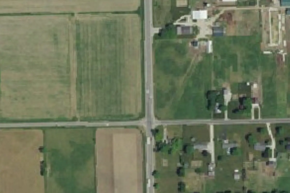 Aerial view of Shipshewana North Park