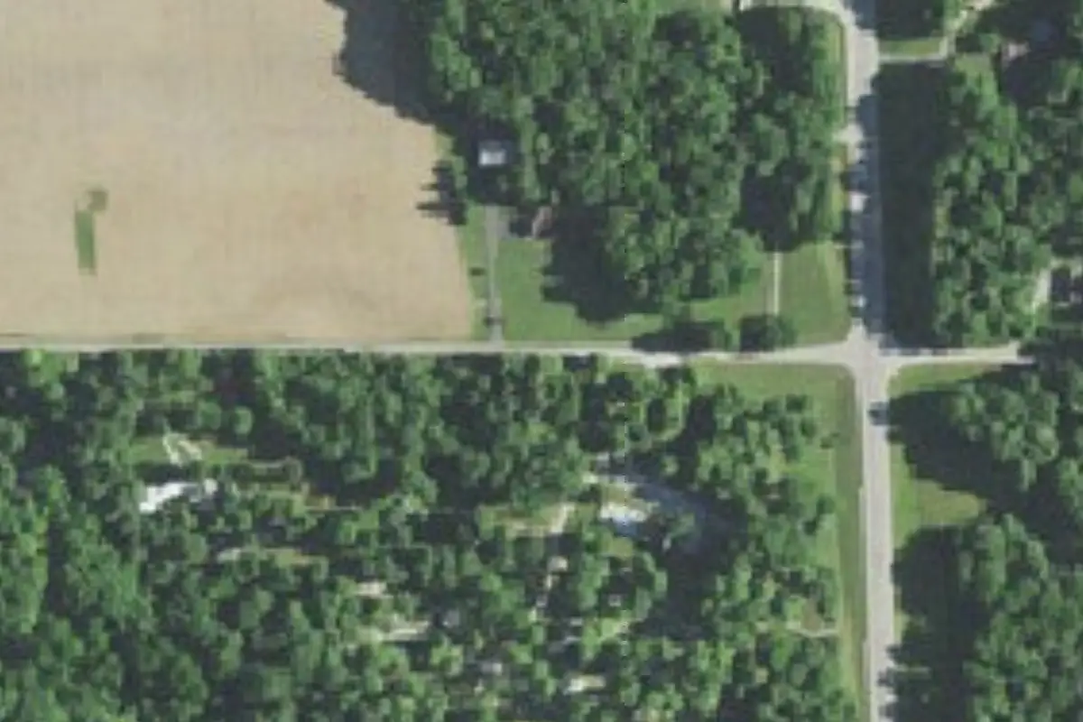 Aerial view of Free Spirit Campground