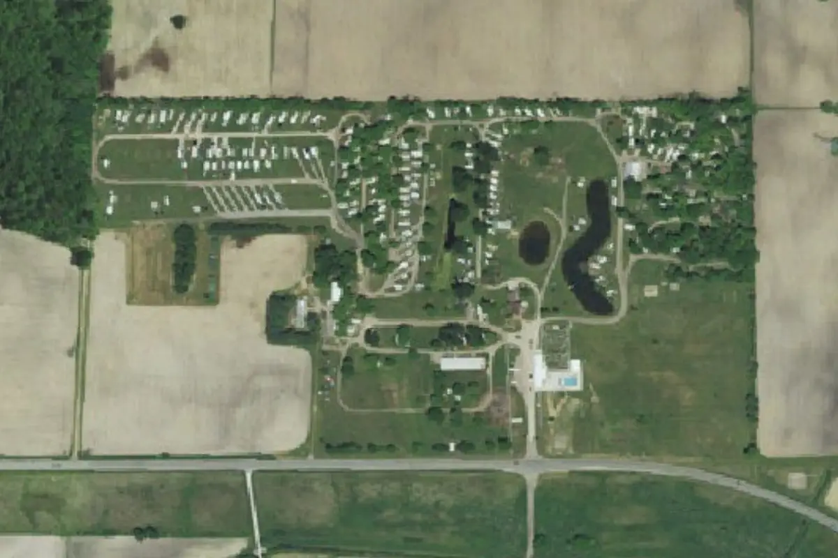 Aerial view of Pla-Mor Camp