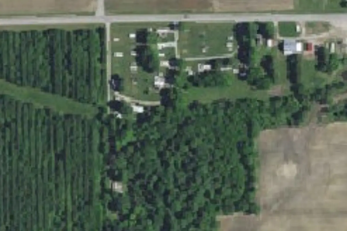 Aerial view of Jackson's Camping