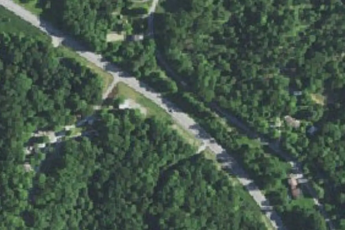 Aerial view of Scenic View Campground
