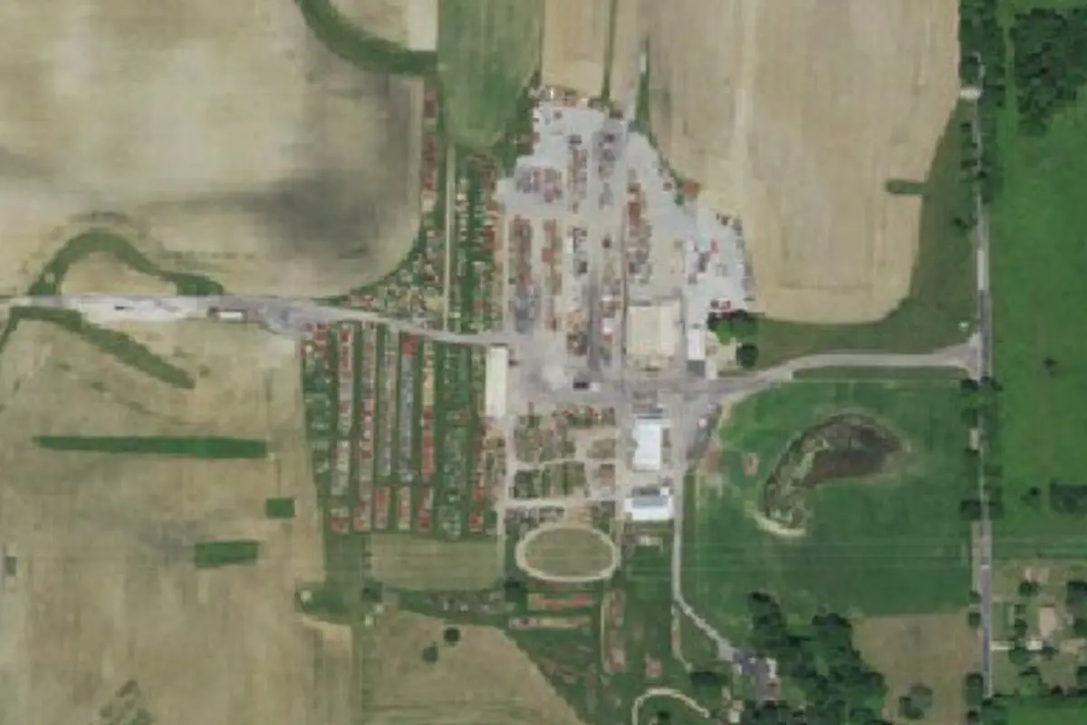 Aerial view of The Canyon (Clements Canoes Outdoor Center)