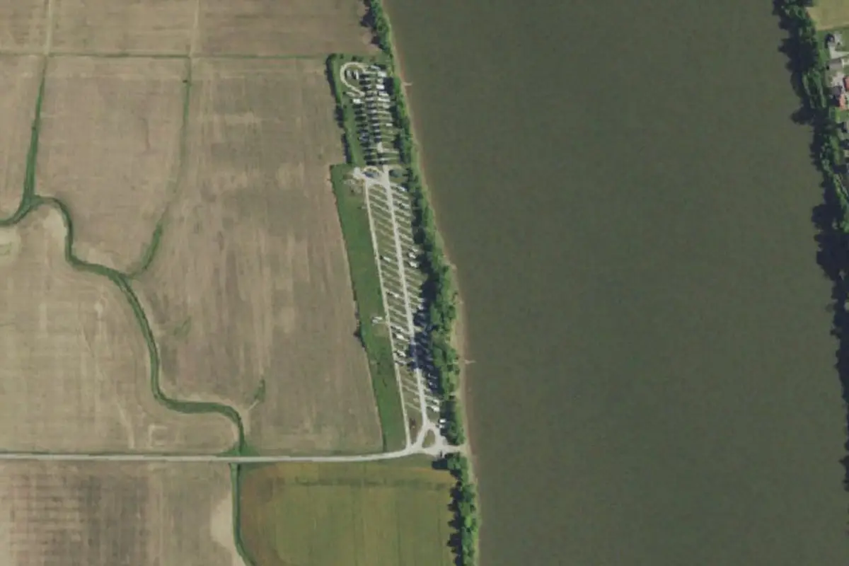 Aerial view of Little Farm RV Resort