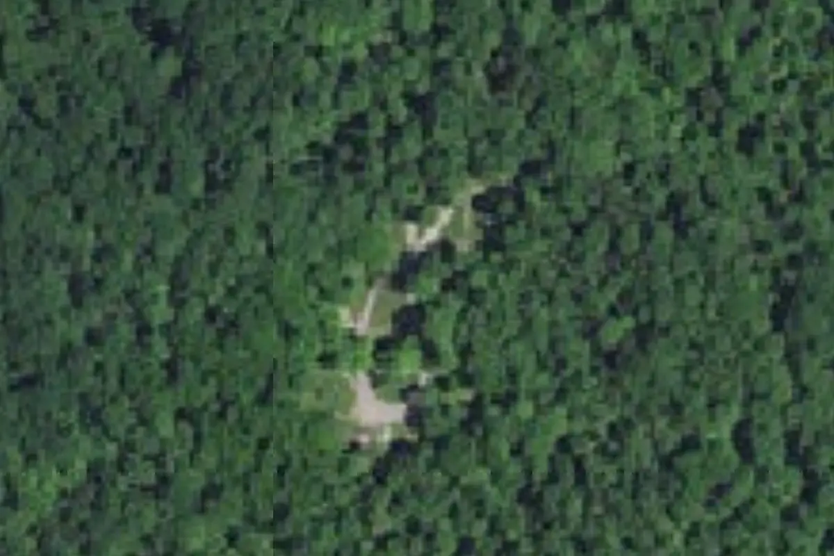 Aerial view of Owen-Putnam State Forest