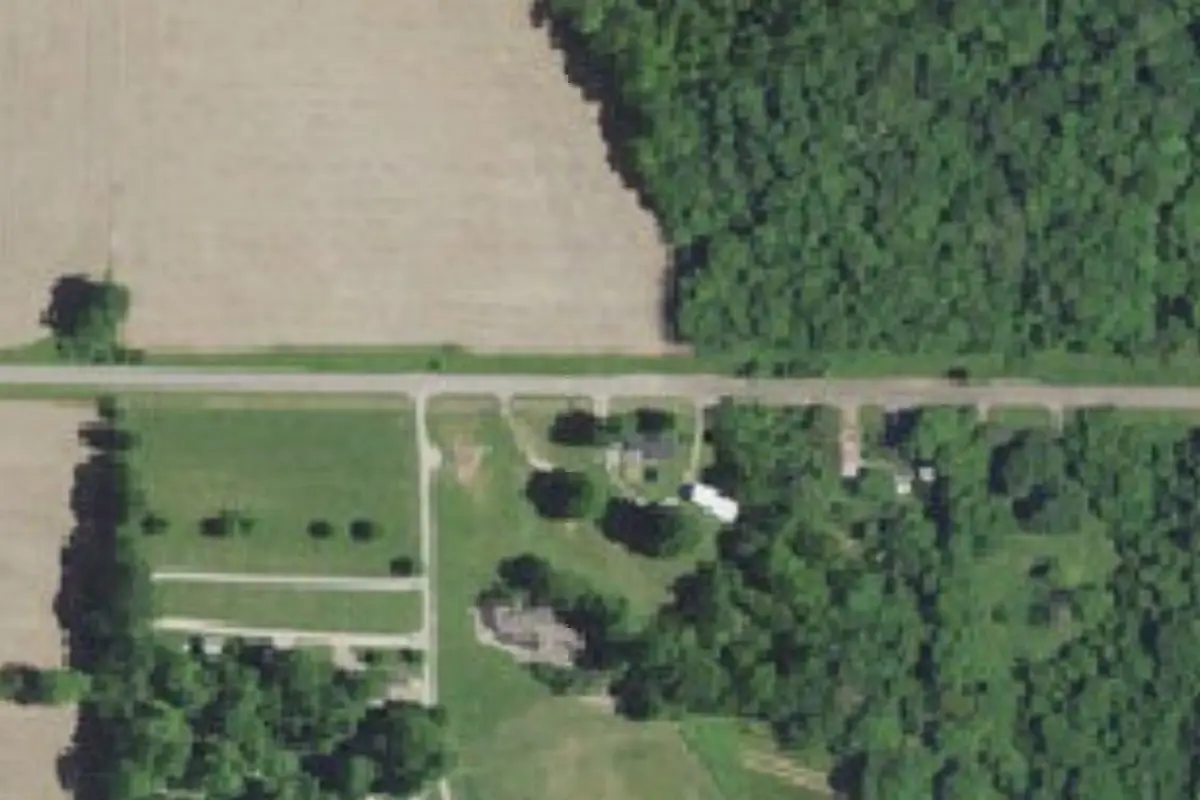 Aerial view of Steele's Country Camping