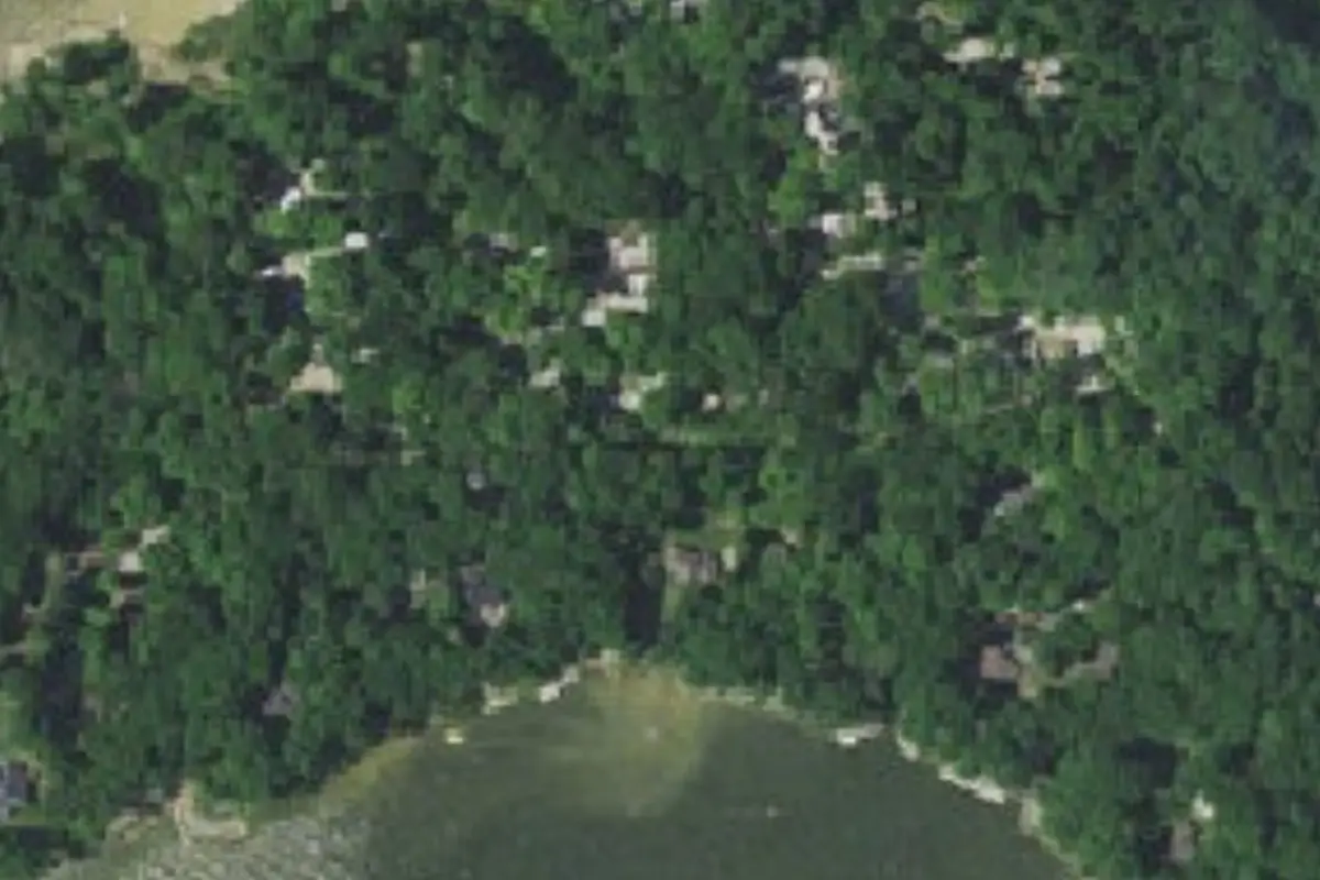 Aerial view of Nevin's Campground