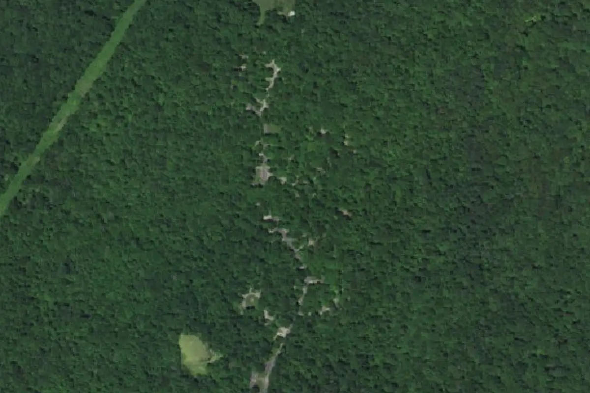 Aerial view of Shades State Park