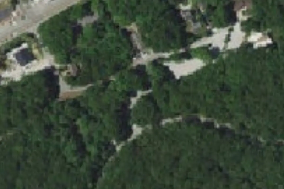 Aerial view of Dunewood Campground