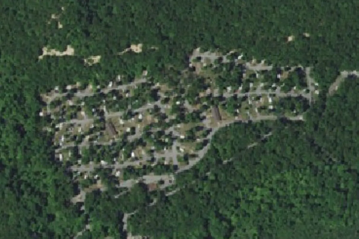 Aerial view of Indiana Dunes State Park