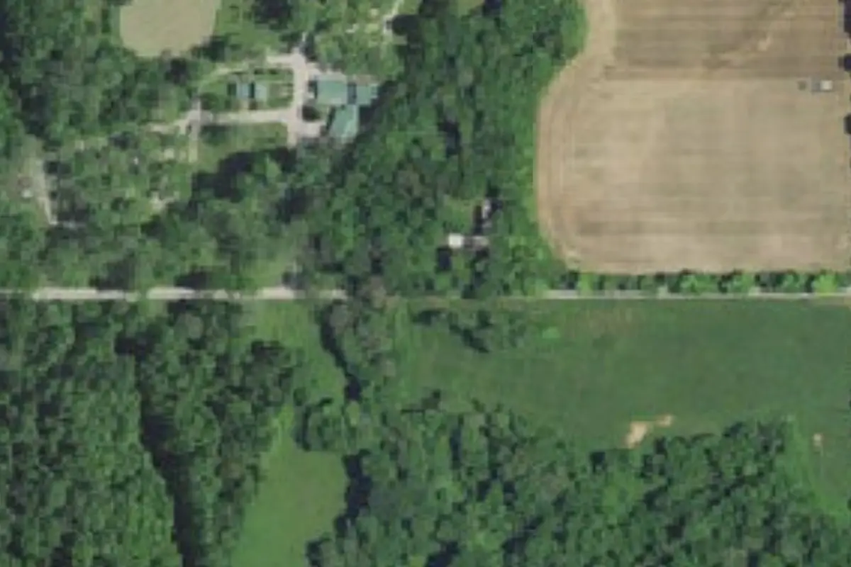 Aerial view of Cloverdale KOA