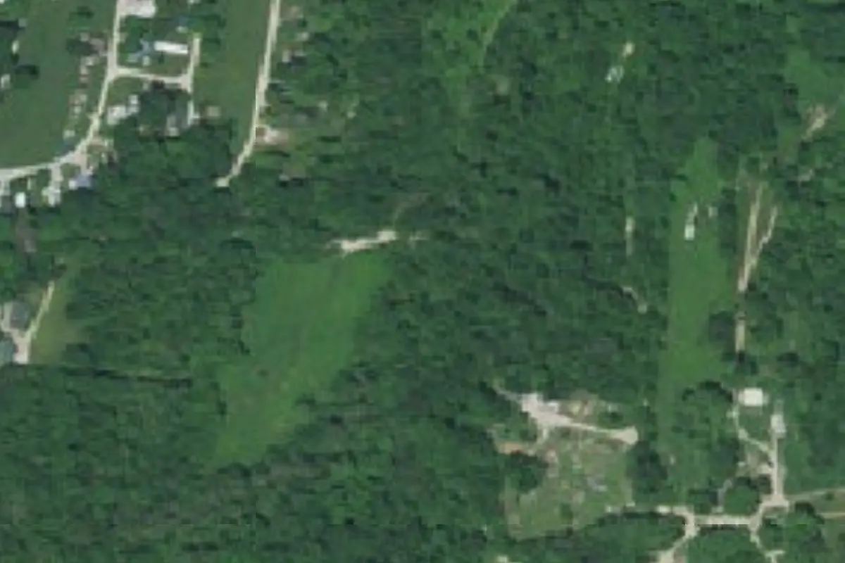 Aerial view of Lazy Days Campground