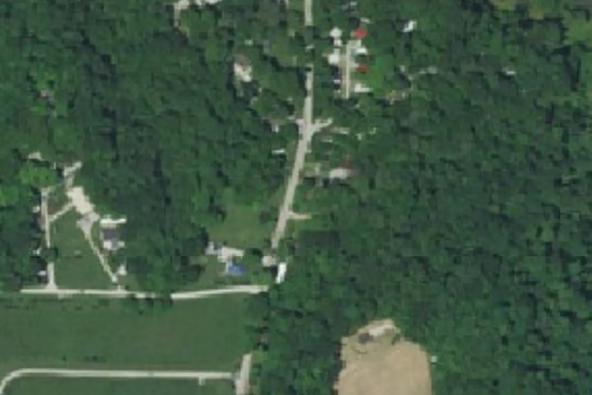 Aerial view of Walnut Ridge Park
