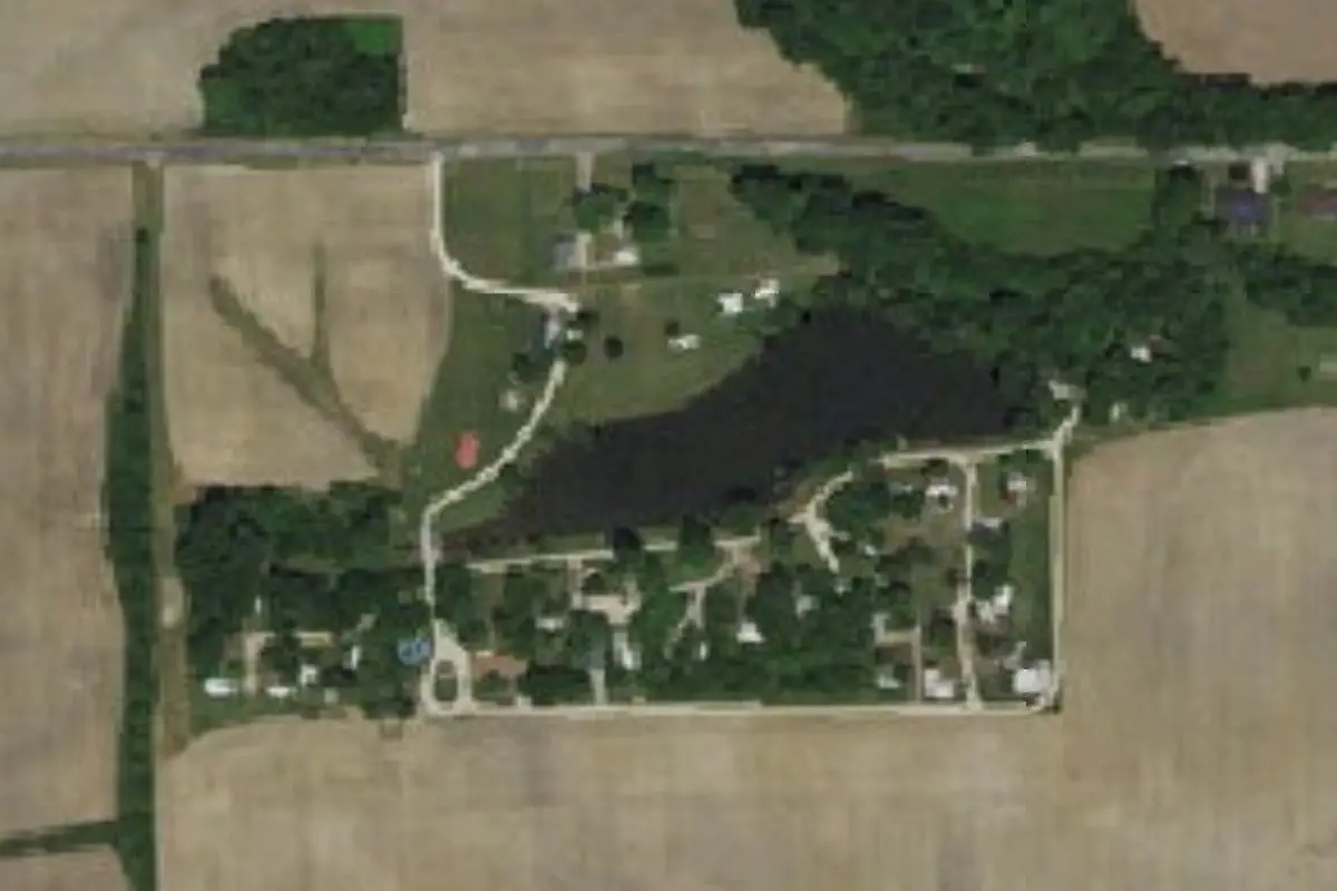 Aerial view of Grandview Campground
