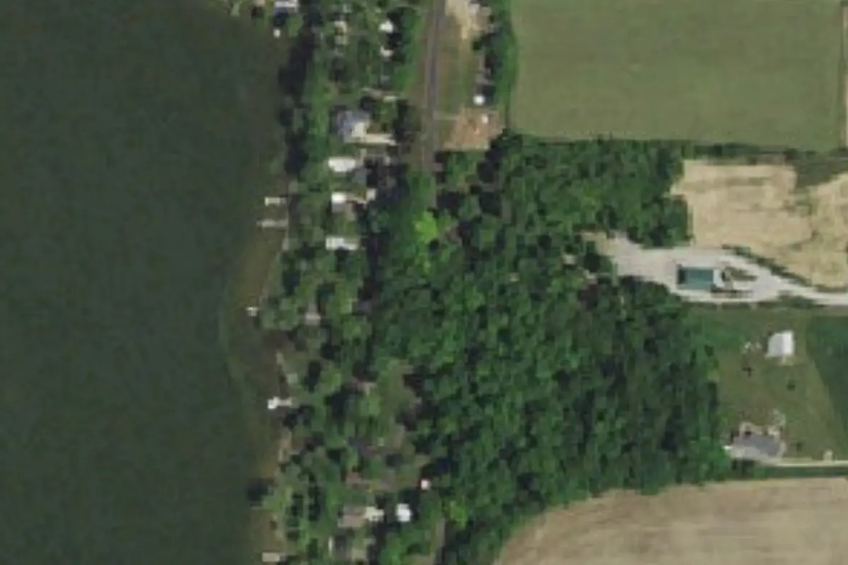 Aerial view of West Otter Lake Campground