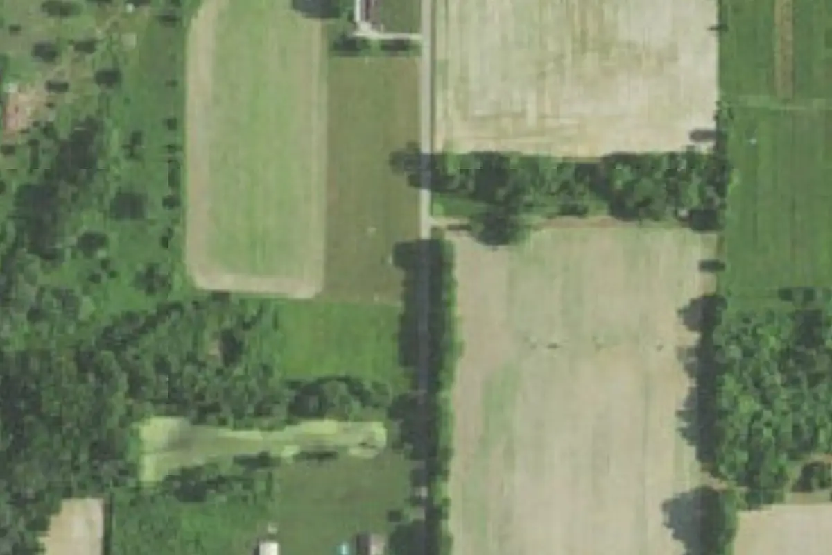 Aerial view of The Lay Down Campground