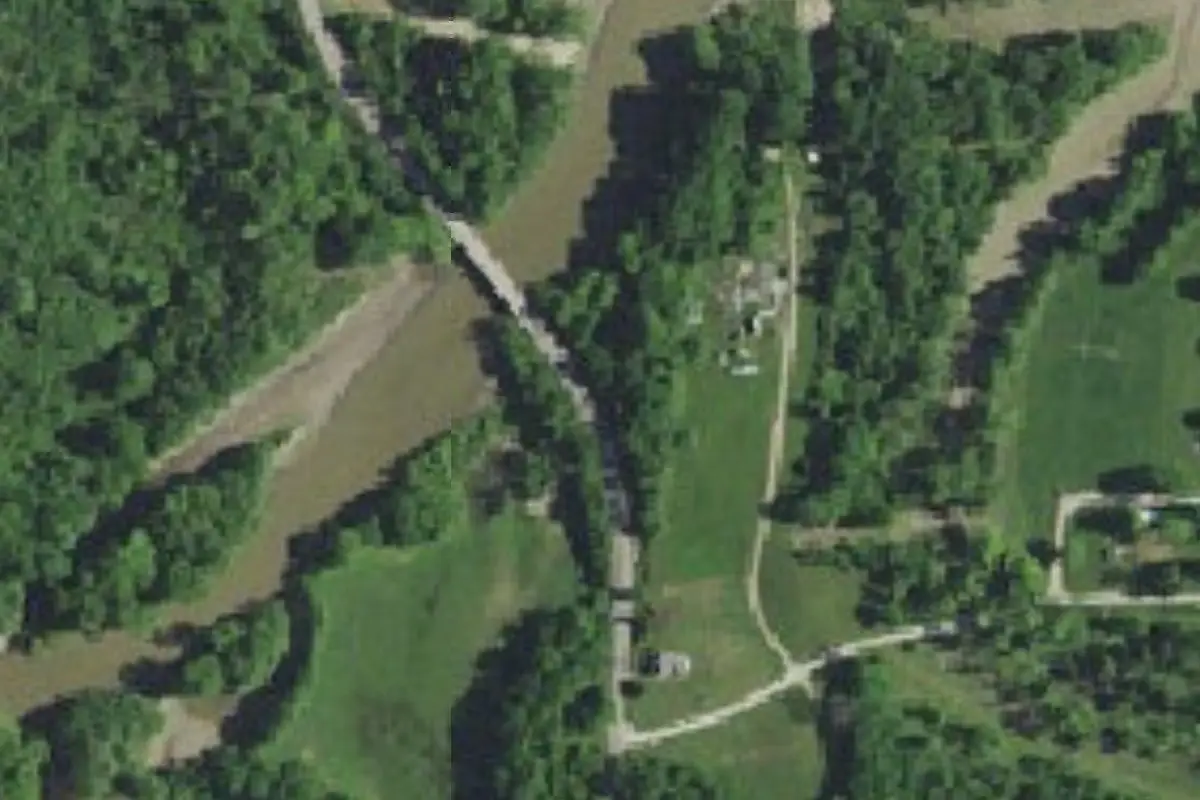 Aerial view of Shawnee Campground