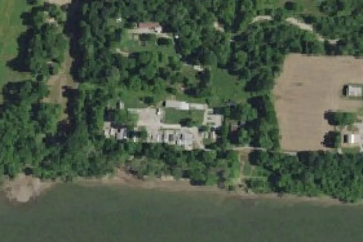Aerial view of Treasure Cove Campground