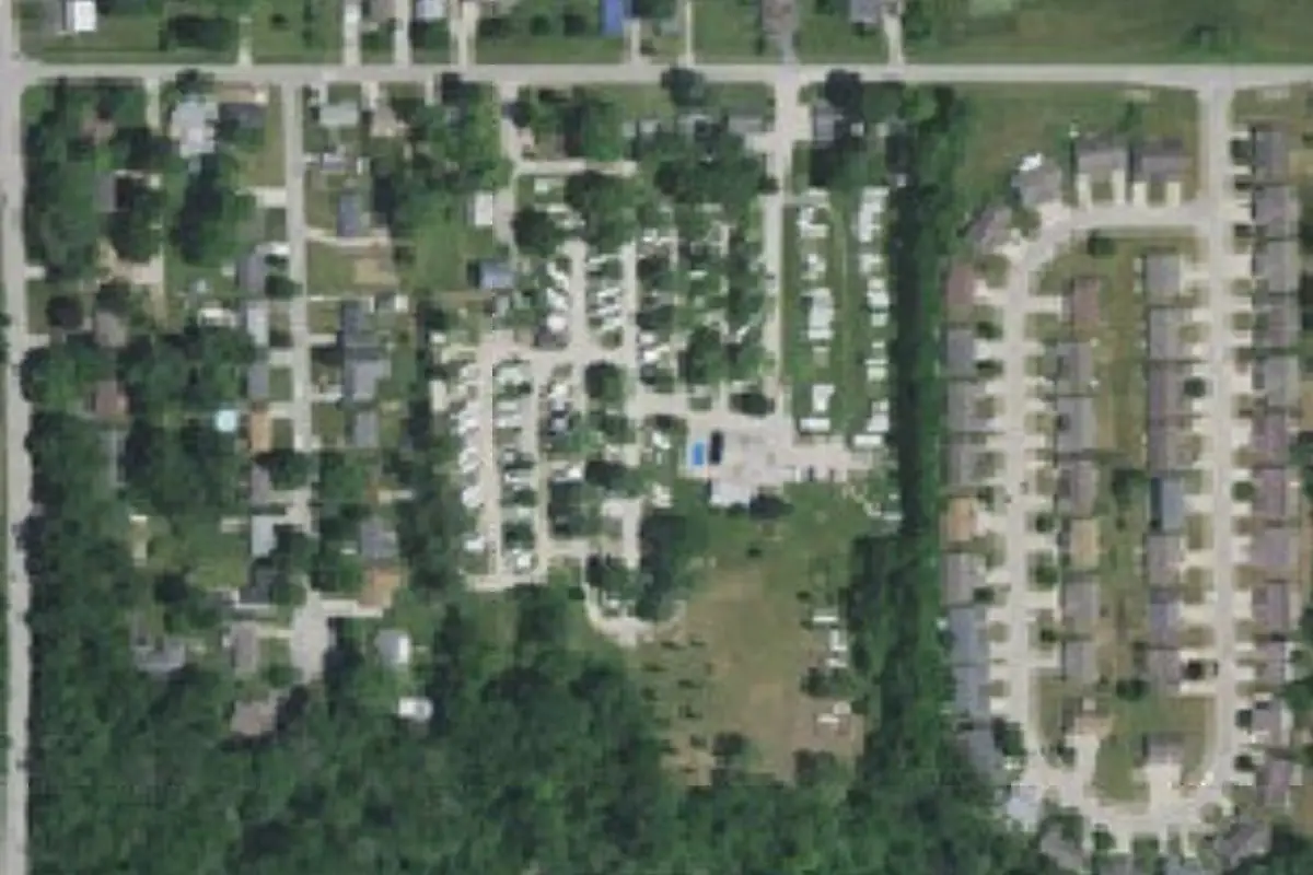Aerial view of Lafayette AOK Campground