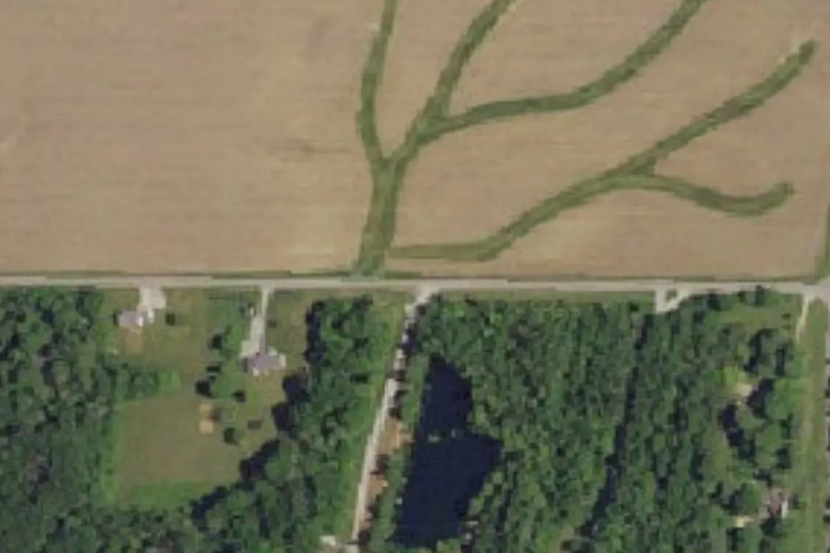 Aerial view of Dubois Creek Resort