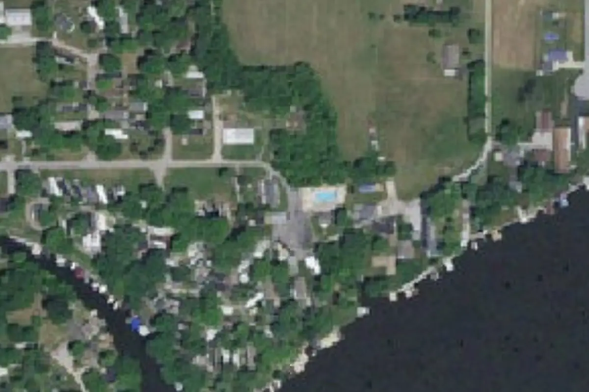 Aerial view of Hide A Way Resort
